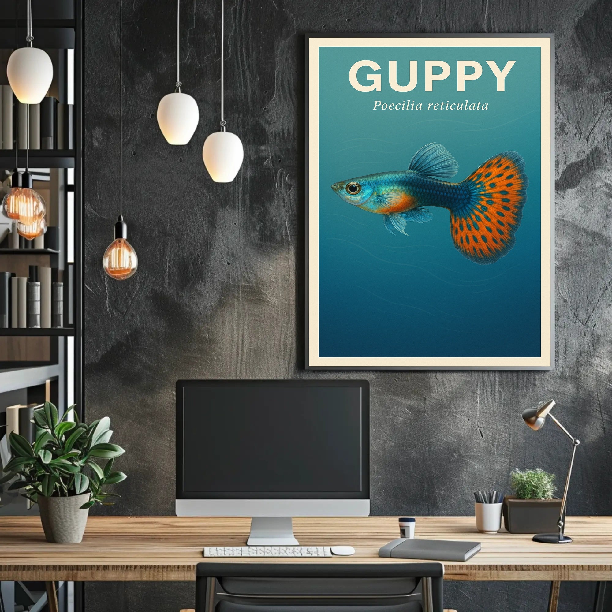 GuppyPoecilia reticulata Poster PosterGoat