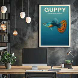 GuppyPoecilia reticulata Poster PosterGoat