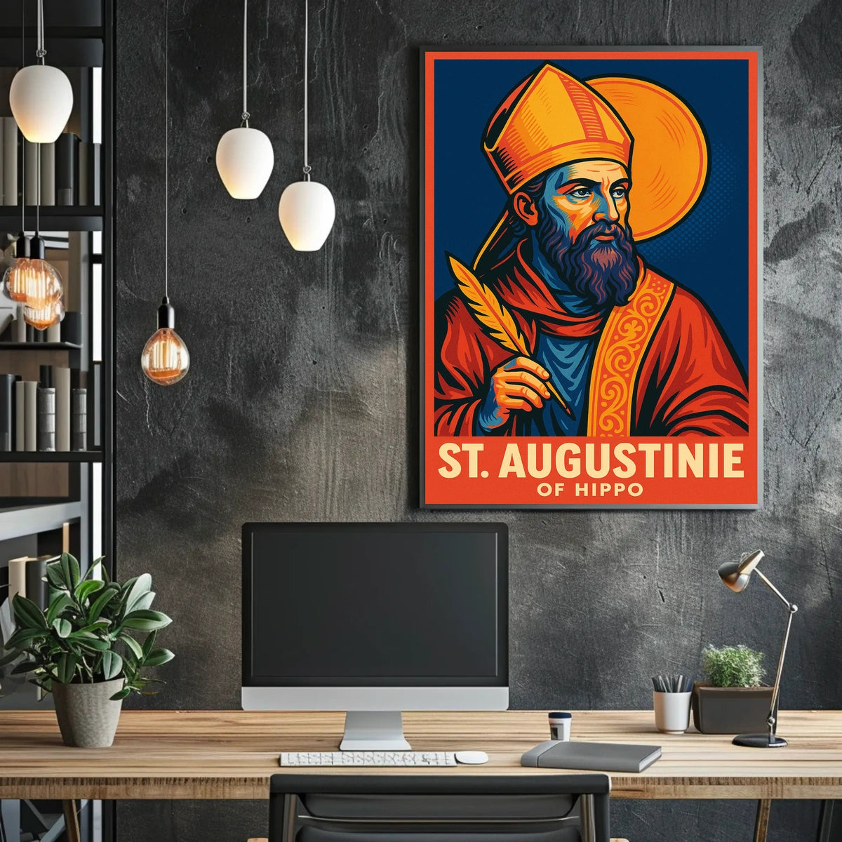St. Augustine of Hippo Poster