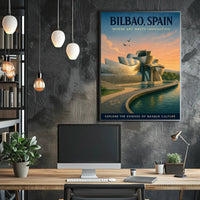 Bilbao Guggenheim Museum Poster: Cultural or Heritage Poster