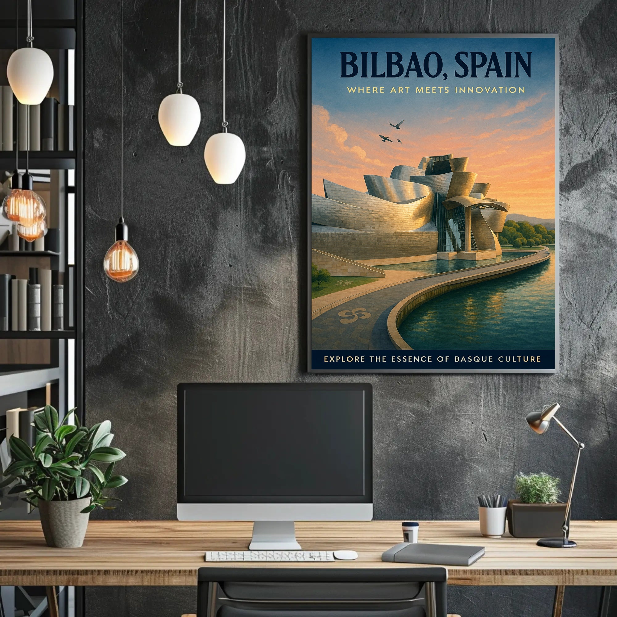 Bilbao Guggenheim Museum Poster: Cultural or Heritage Poster