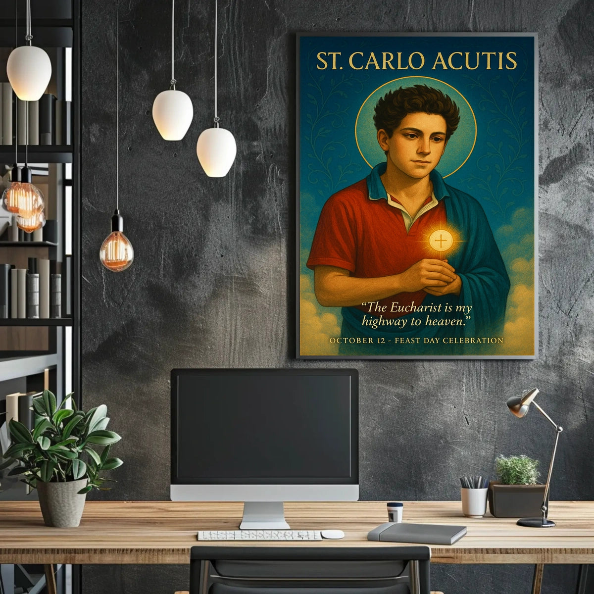 St. Carlo Acutis Feast Day Celebration Poster