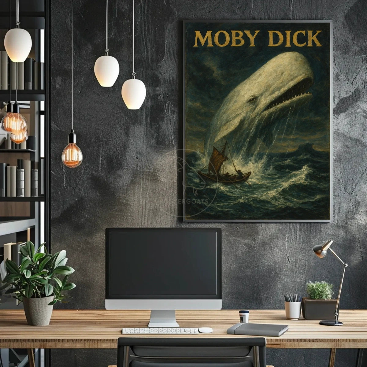 Moby Dick Epic Adventure Historical or Presidential Poster