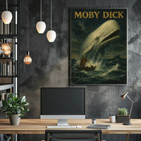 Moby Dick Epic Adventure Historical or Presidential Poster