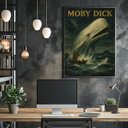 Moby Dick Epic Adventure Historical or Presidential Poster