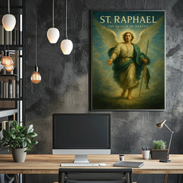 St. Raphael The Healer Poster Wall Art PosterGoat