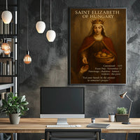 Saint Elizabeth of Hungary Religious Heritage Cultural Poster