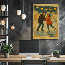 Winter Skating Romance Poster