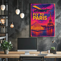 Fly To Paris Poster