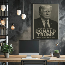 Donald Trump 47th President Poster
