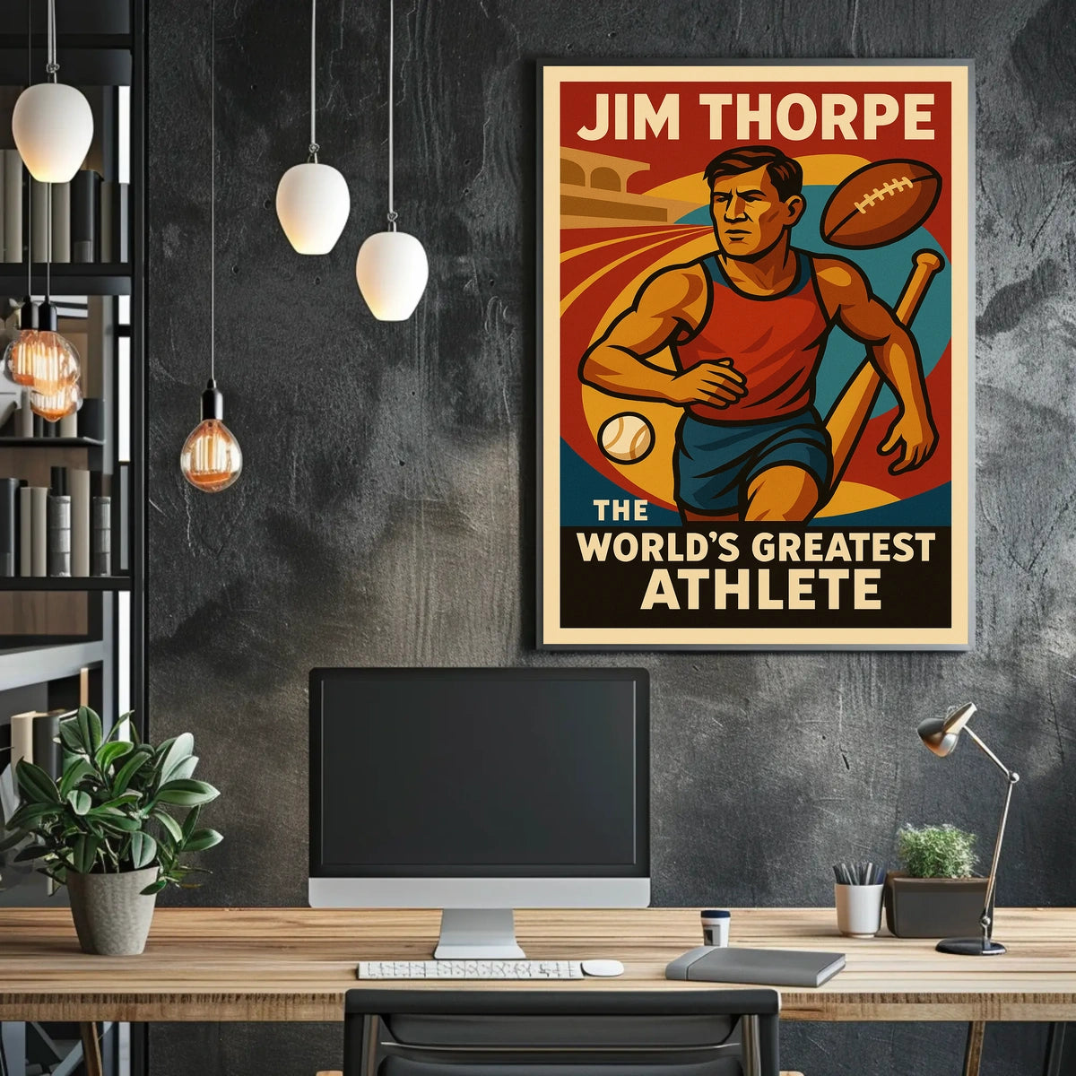 Jim Thorpe The Worlds Greatest Athlete Jim Thorpe Poster