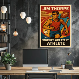 Jim Thorpe The Worlds Greatest Athlete Jim Thorpe Poster