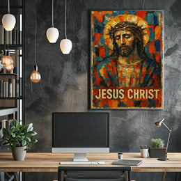 Jesus Christ Artistic Depiction Poster