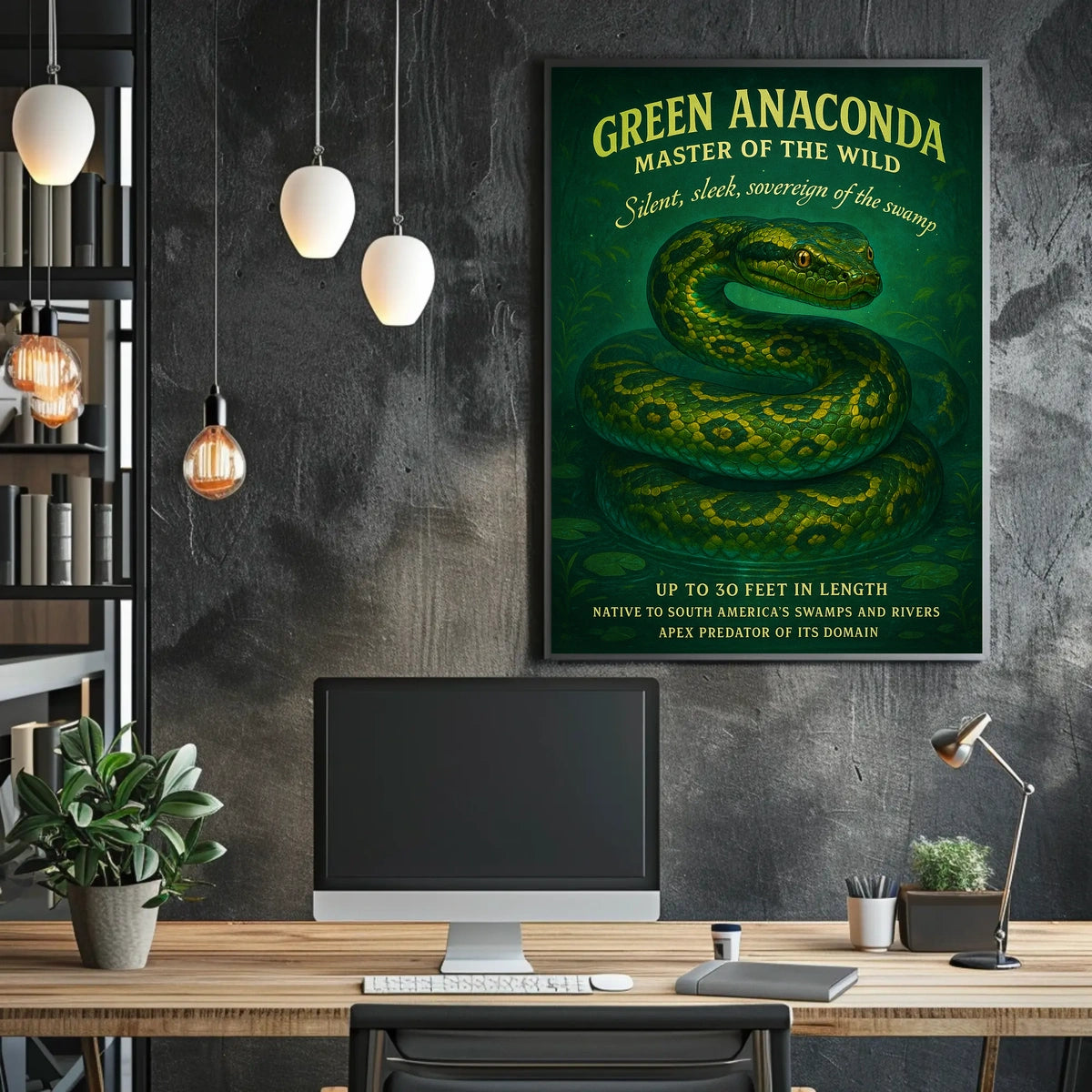 Green Anaconda Master of the Wild Poster