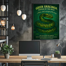 Green Anaconda Master of the Wild Poster