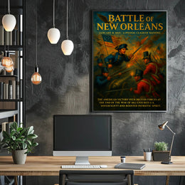 Battle Of New Orleans A Pivotal Clash Poster