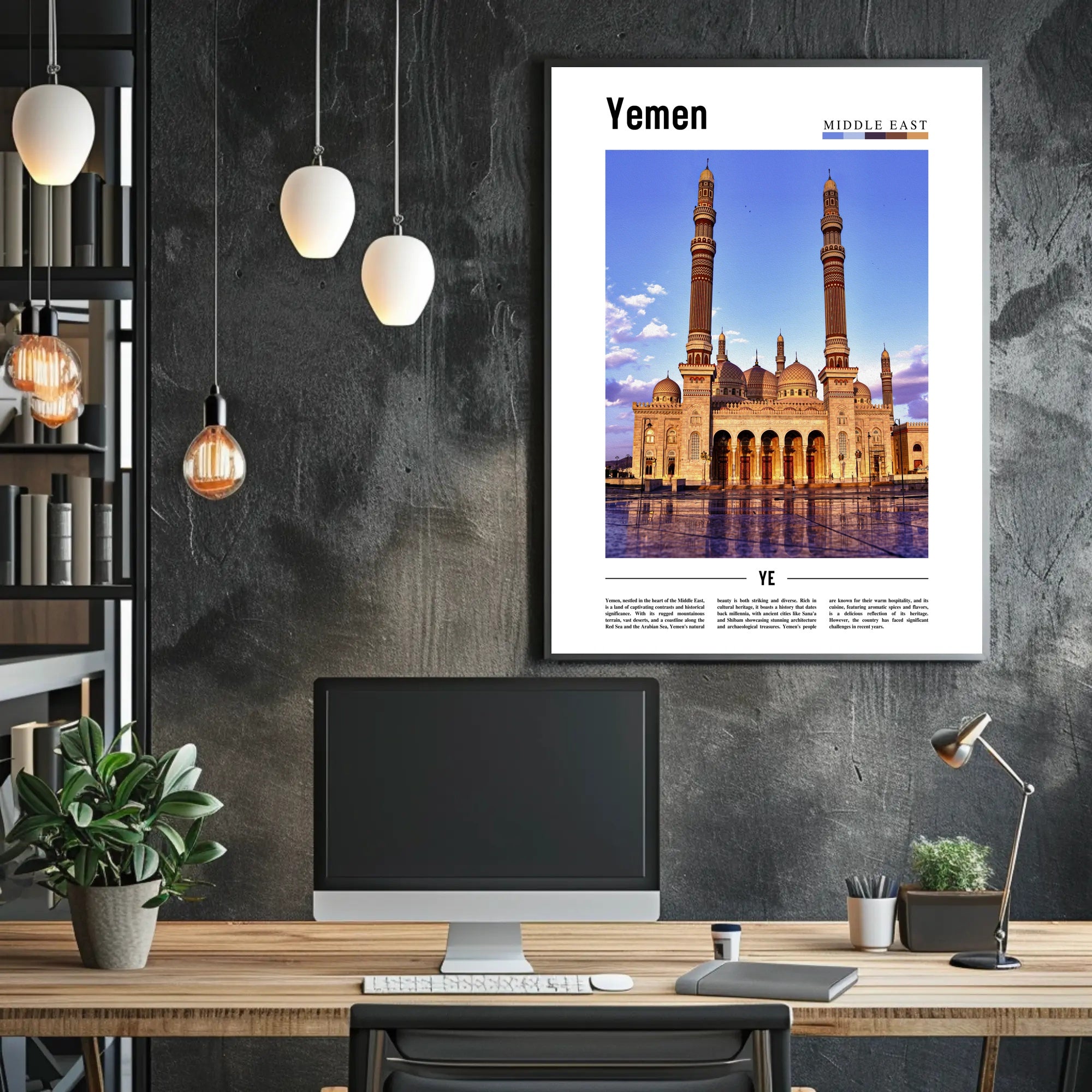 Yemen's Architectural Heritage: A Cultural or Heritage Poster PosterGoat