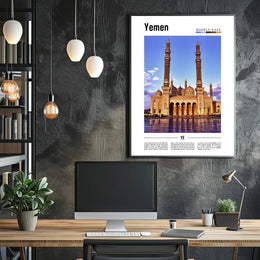 Yemen's Architectural Heritage: A Cultural or Heritage Poster PosterGoat