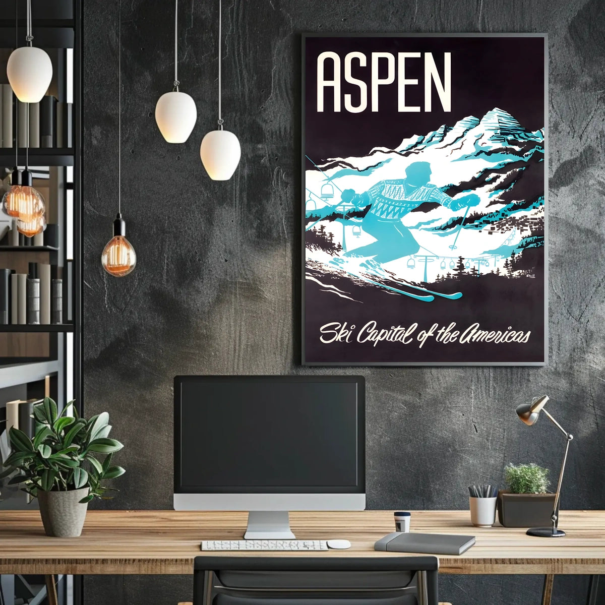 Aspen Ski Capital of the Americas Poster