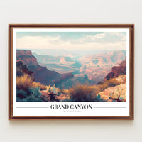 Grand Canyon Sunrise Landscape National Park Poster