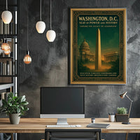 Washington, D.C. Seat of Power and History Poster PosterGoat