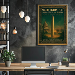 Washington, D.C. Seat of Power and History Poster PosterGoat