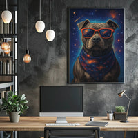 Cosmic Canine Wall Art Print for Dog Lovers