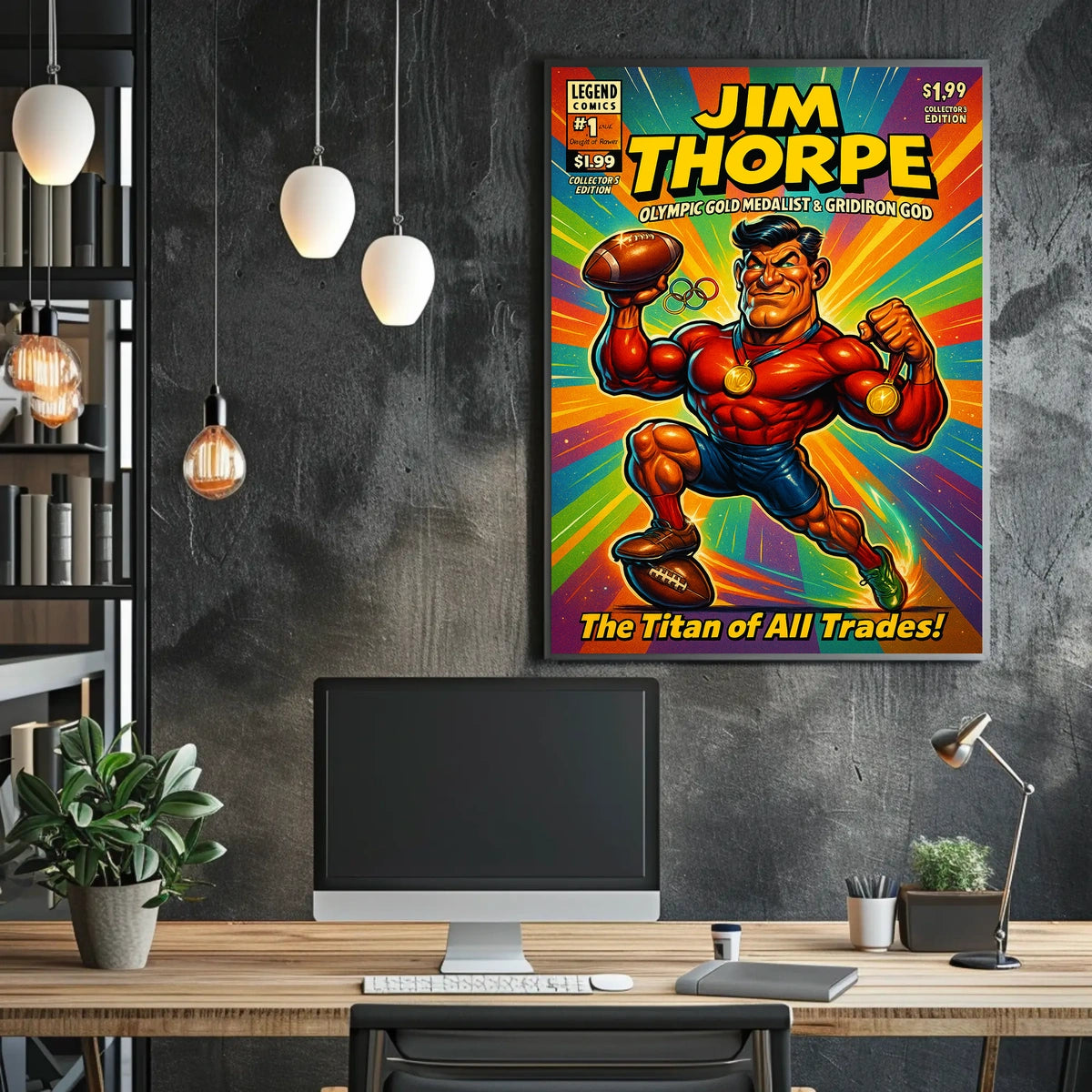 Jim Thorpe The Ultimate Athlete Poster
