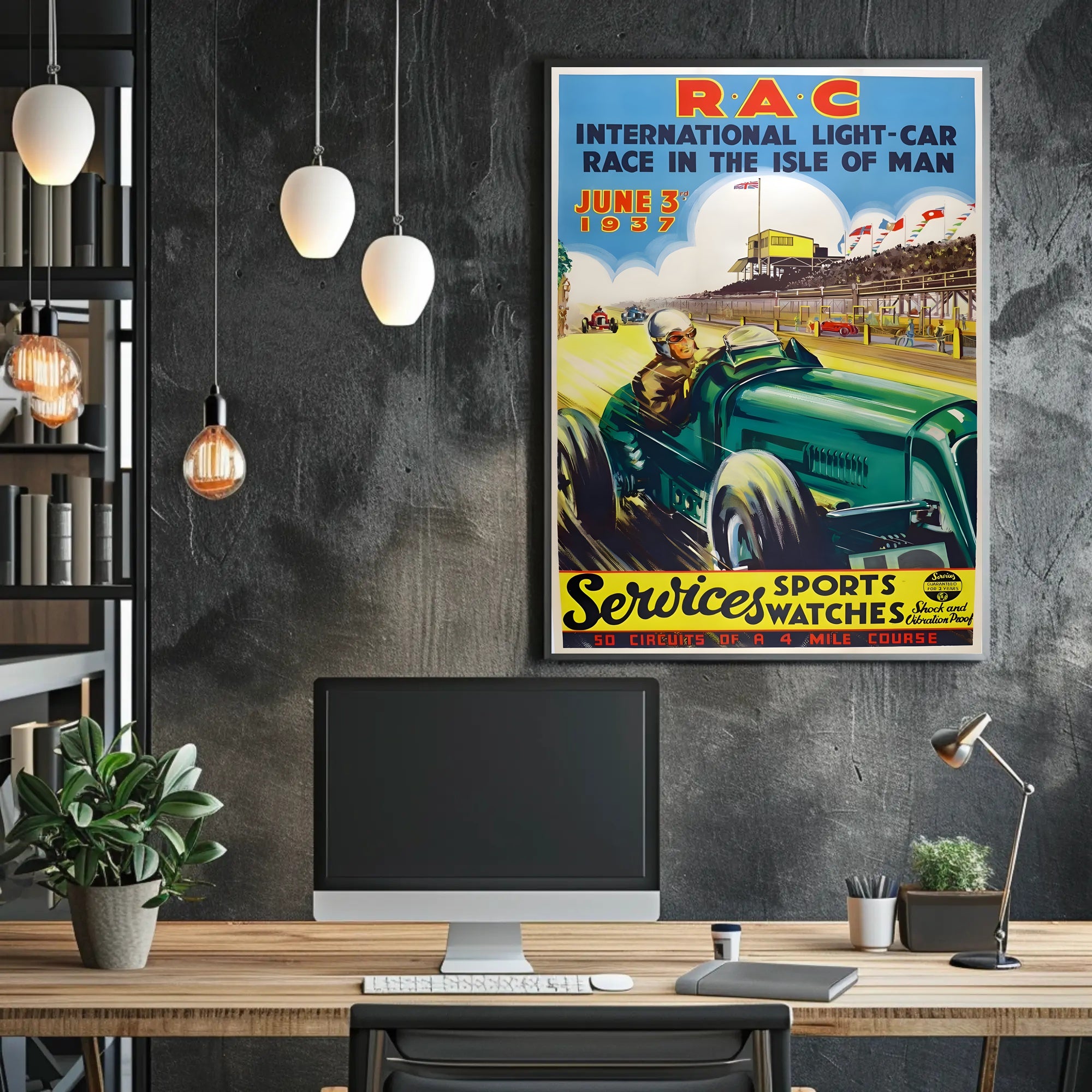 International Light-Car Race in the Isle of Man Poster