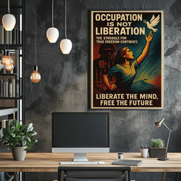 Occupation Is Not Liberation Poster