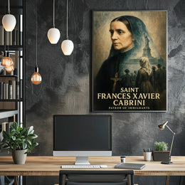 Saint Frances Xavier Cabrini Patron Of Poster