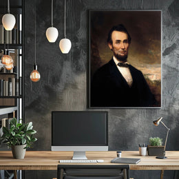 Abraham Lincoln Emancipation Proclamation Illustrated Poster PosterGoat