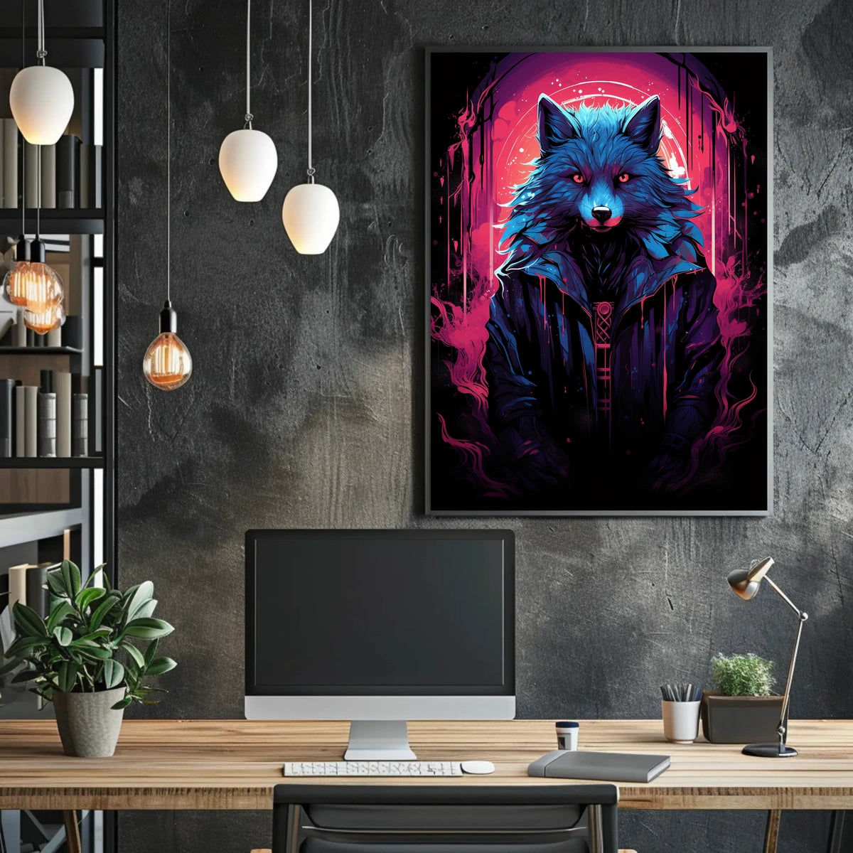 The Enigmatic Wolf Poster
