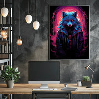 The Enigmatic Wolf Poster