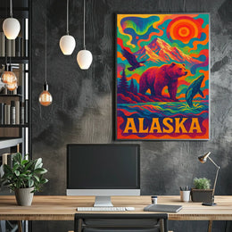 Vibrant Alaska Wilderness Poster
