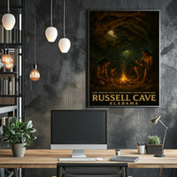 Russell Cave Prehistoric Shelter Poster