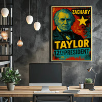Zachary Taylor 12th President of the United States Graffiti Pop Art Poster