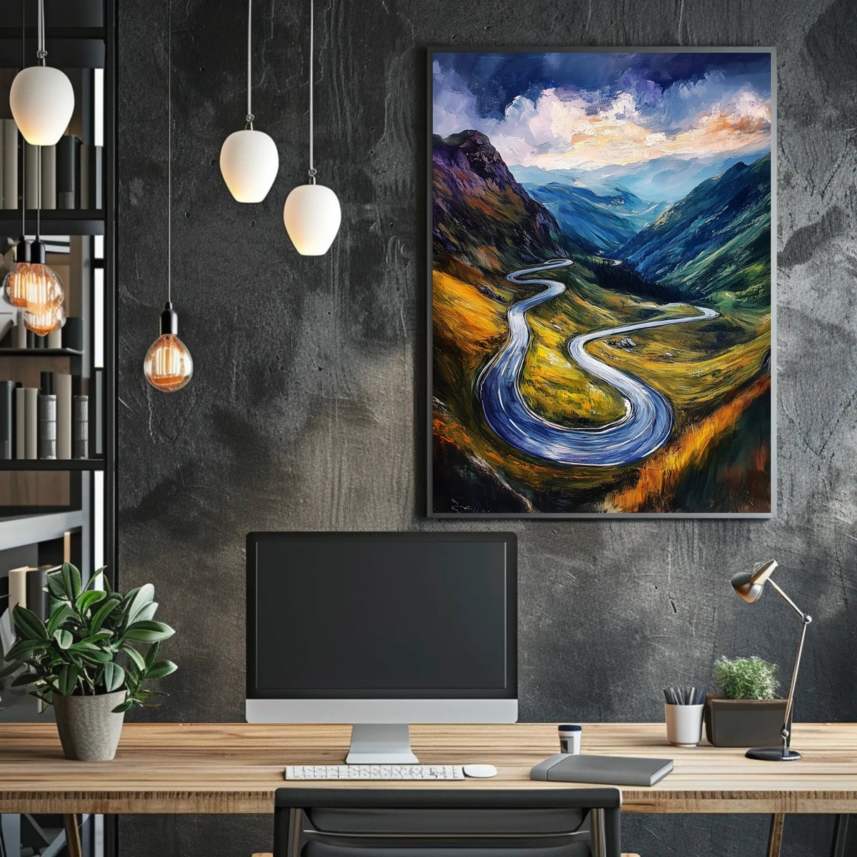 Romania Transfagarasan Mountain Road Scenic Poster