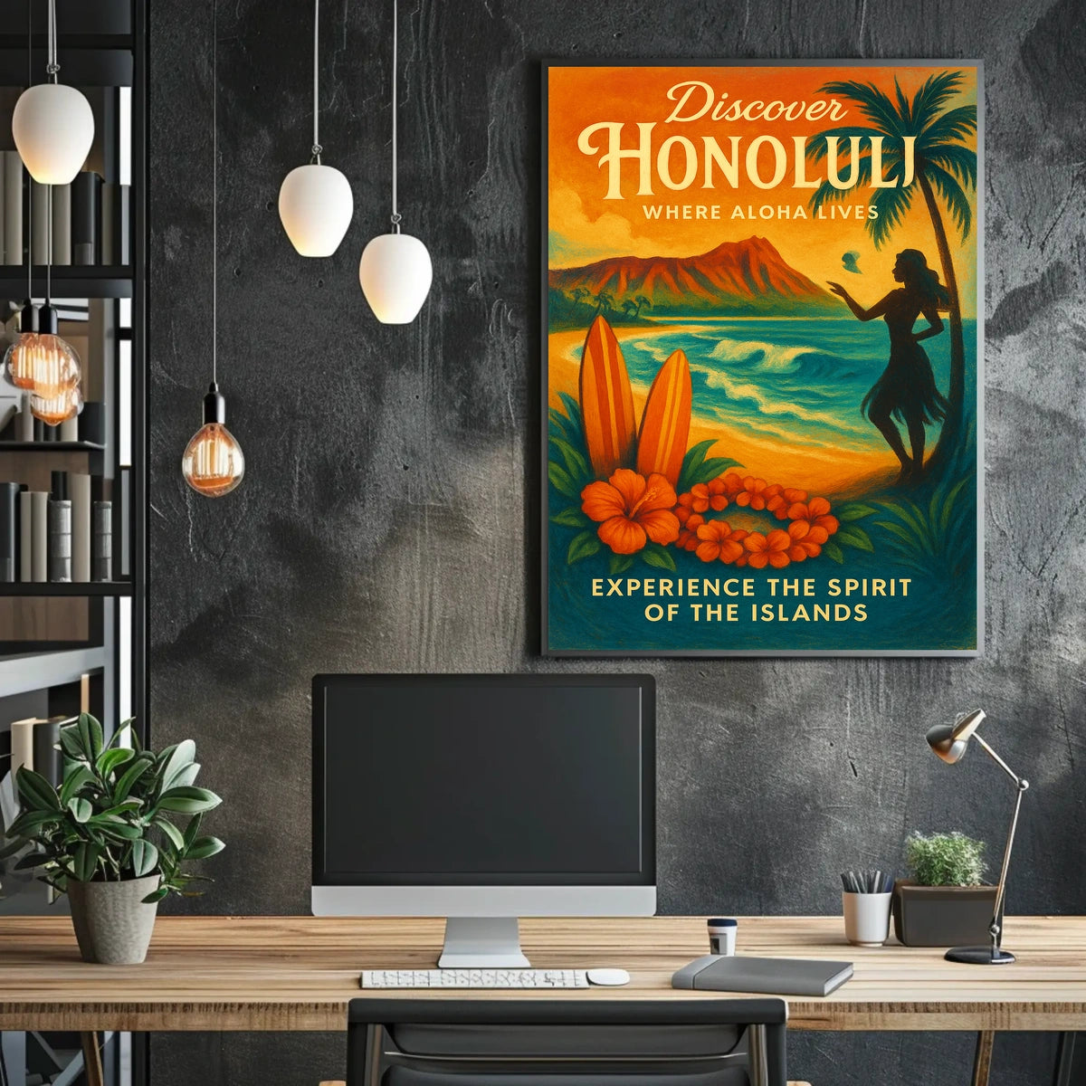 Discover Honolulu Experience The Poster