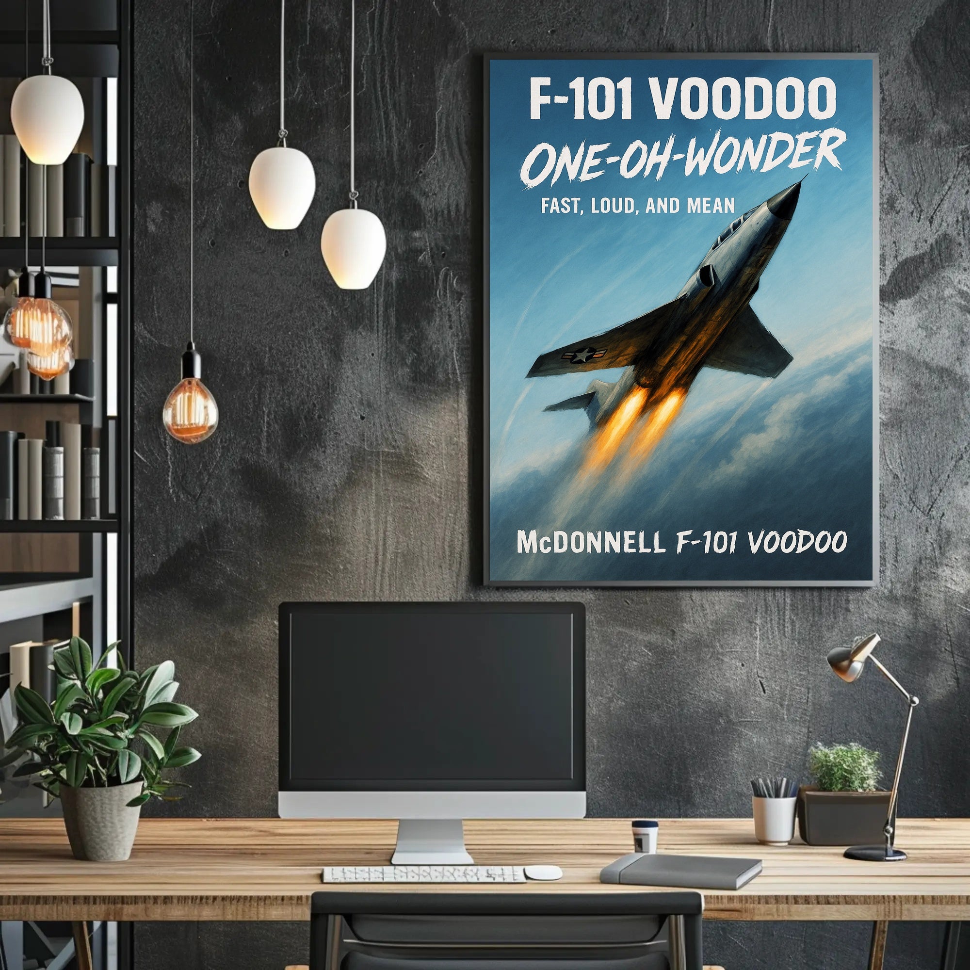 F-101 Voodoo One-Oh-Wonder Poster PosterGoat