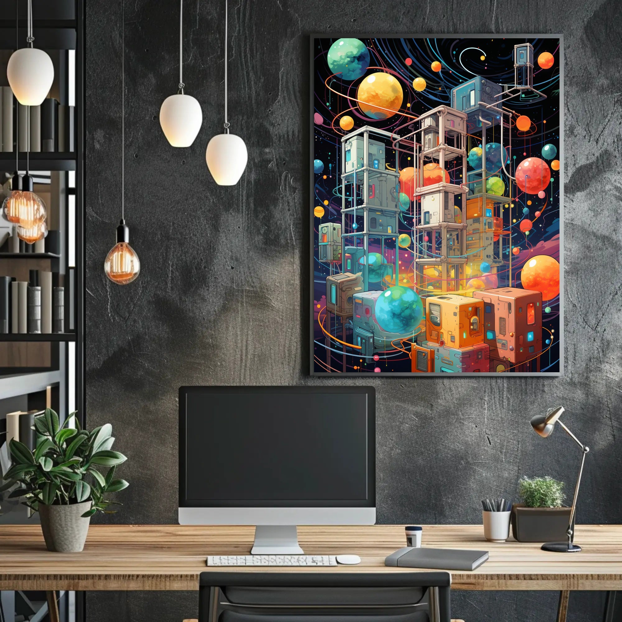 Cosmic Architecture Poster PosterGoat