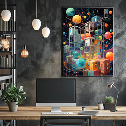 Cosmic Architecture Poster PosterGoat