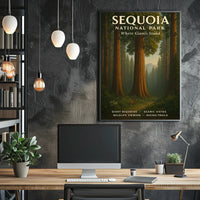 Sequoia National Park Where Giants Stand Poster
