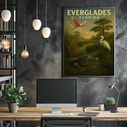 Everglades Wildlife Poster