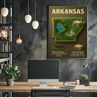 Arkansas The Natural State Poster