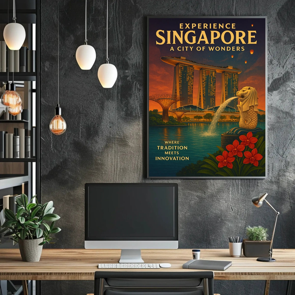 Experience Singapore A City of Wonders Poster