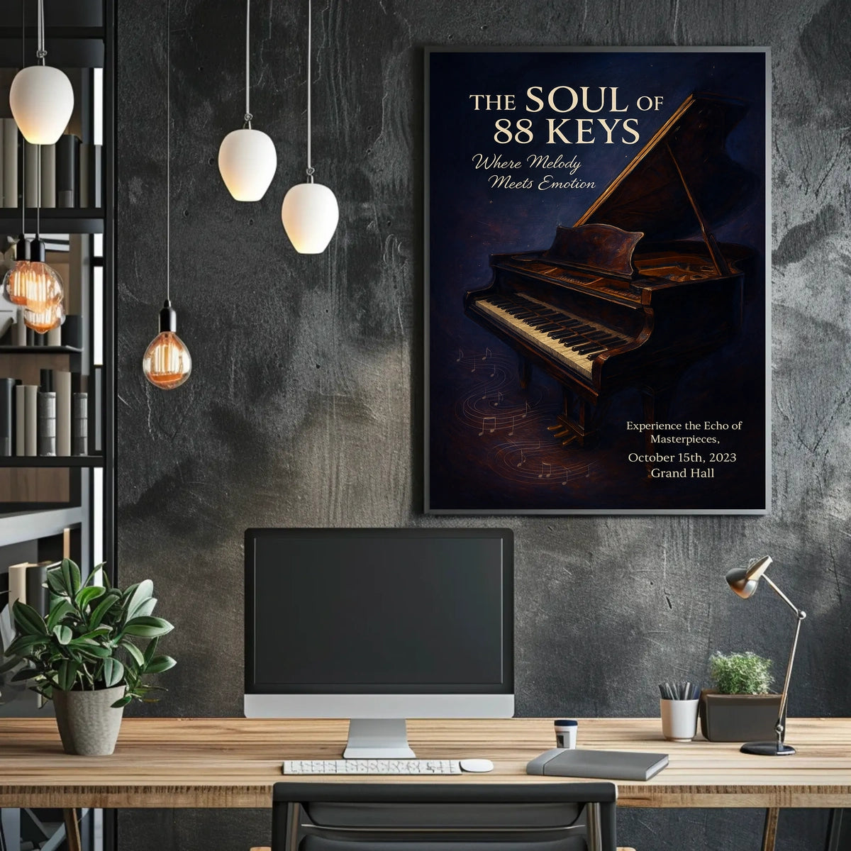 The Soul Of 88 Keys Poster