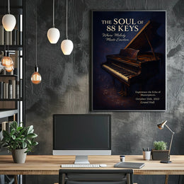 The Soul Of 88 Keys Poster