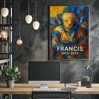Francis A Colorful Tribute Poster