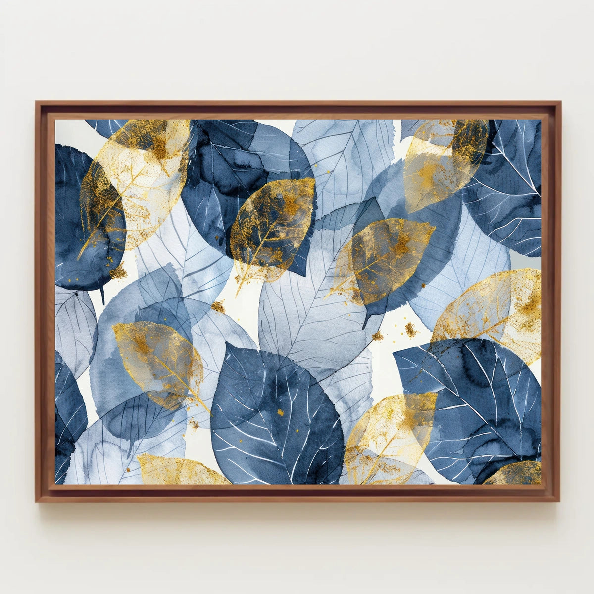 Abstract Leaves Art Poster